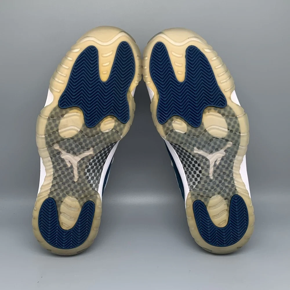 Jordan 11 Retro Low Snake Navy Basketball Shoes CD6846-102 Men's Sz 13‎
